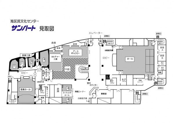 サンハート見取図